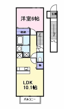 クラールコートの物件間取画像